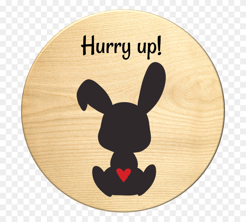 700x700 Круглый Деревянный Знак, Разработанный В Https Rabbit, Логотип, Символ, Товарный Знак Hd Png Скачать