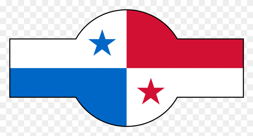 1261x634 Roundel Of Panama Bandera De Ngobe Bugle, Symbol, Star Symbol, First Aid HD PNG Download
