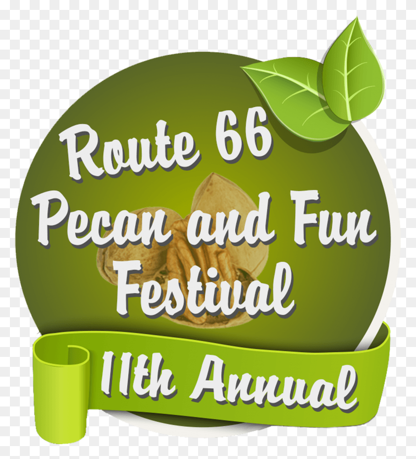 1693x1881 Route 66 Pecan And Fun Festival Graphic Design, Label, Text, Plant HD PNG Download