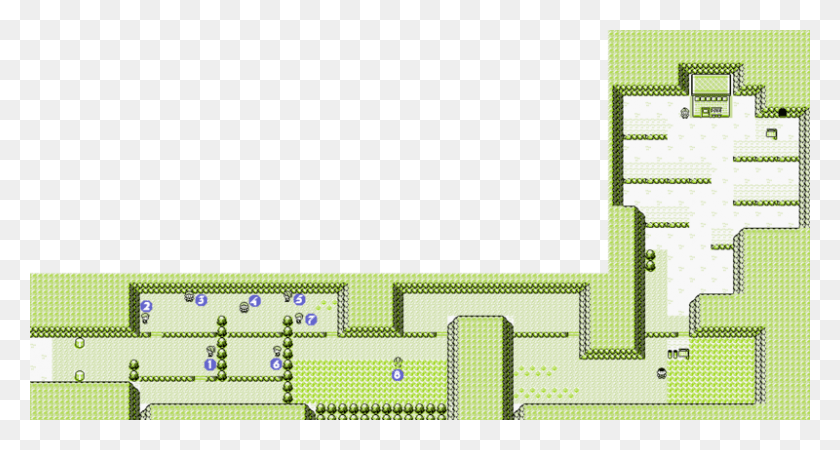 800x400 Route Map Of Route 3 Pokemon Yellow, Pac Man, Super Mario, Electronic Chip HD PNG Download