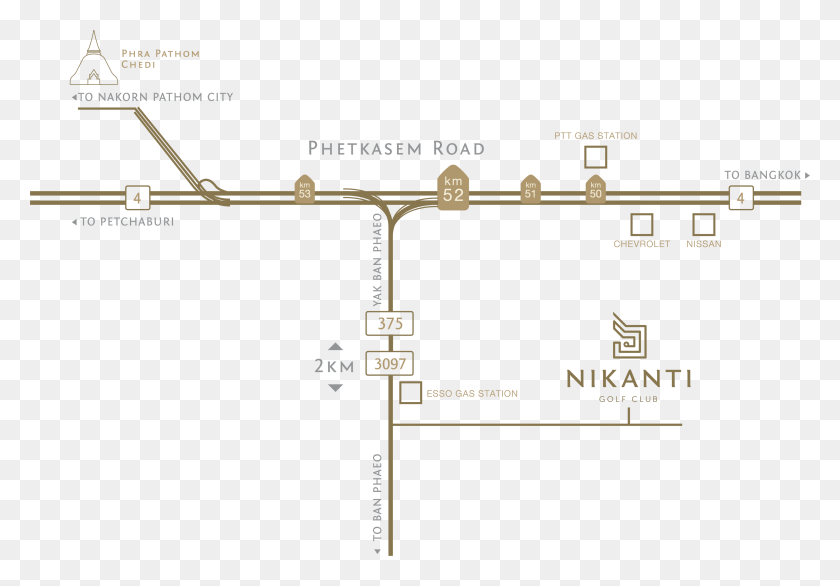3213x2169 Route To Nikanti Nikanti Golf Club, Plot, Plan, Diagram HD PNG Download