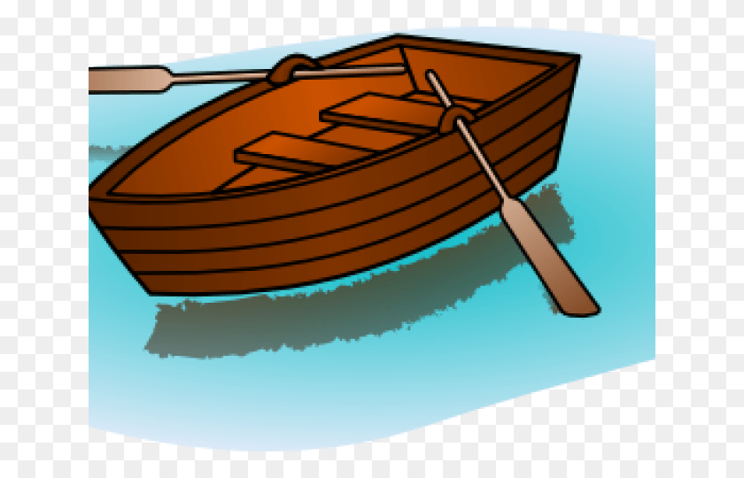640x480 Row Boat Clipart Vector Row Row Row Row Your Boat Logo, Rowboat, Vehicle, Transportation HD PNG Download