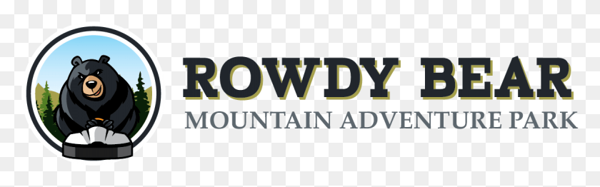 1168x303 Rowdy Bear Mountain Graphics, Word, Text, Alphabet HD PNG Download