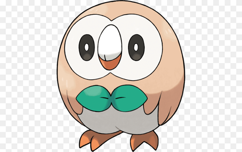 530x530 Rowlet, Animal, Bear, Giant Panda, Mammal PNG