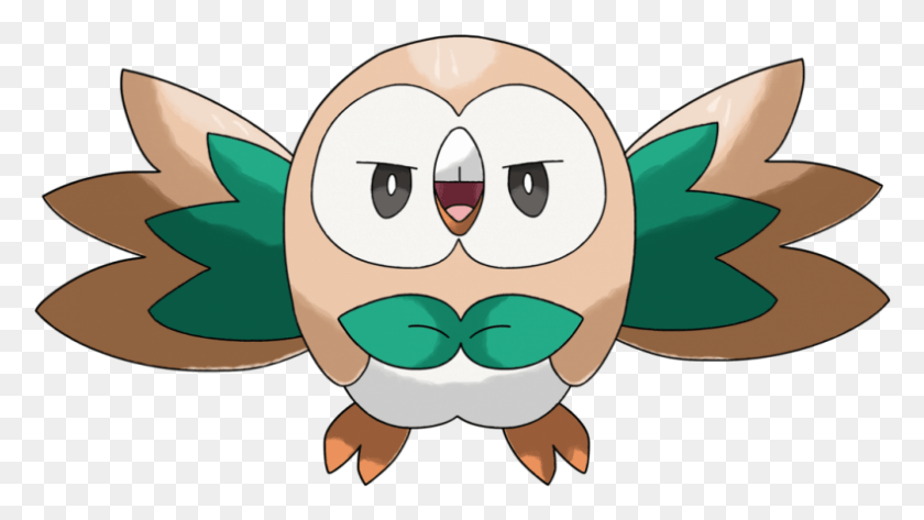 791x419 Rowlet Cartoon Image Transparent Background Rowlet, Animal, Angry Birds, Bird HD PNG Download