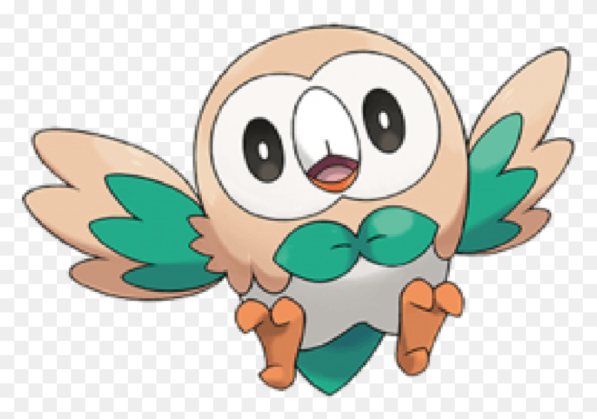 863x587 Rowlet Pokemon Freetoedit Pokemon Ultra Sun And Moon Rowlet, Graphics, Outdoors HD PNG Download