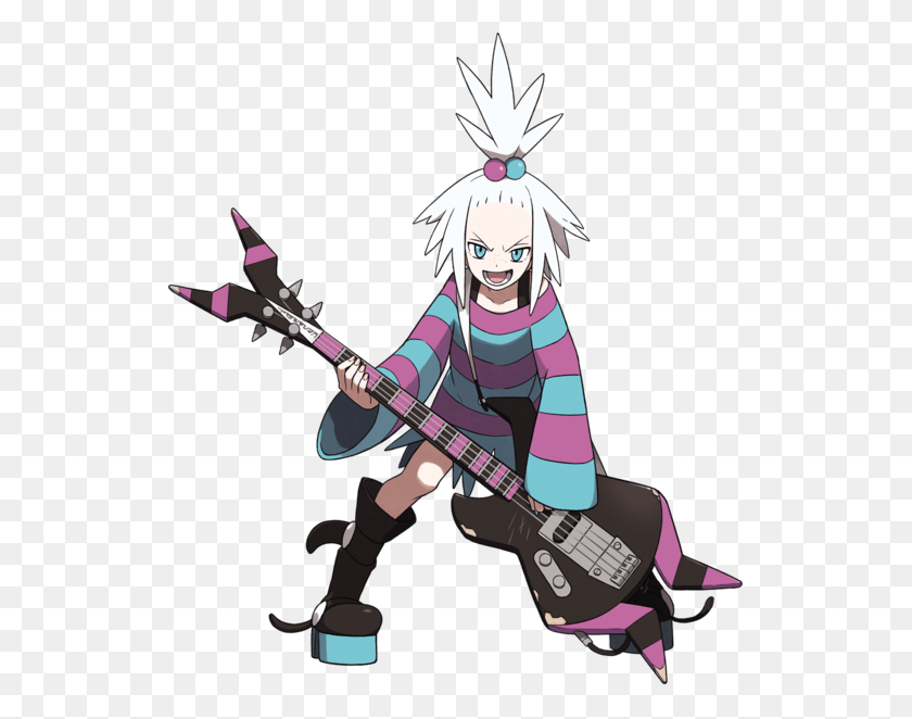 529x602 Roxie Pokemon, Guitar, Leisure Activities, Musical Instrument HD PNG Download