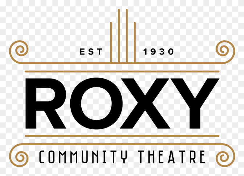 817x573 Roxy Community Theatre, Symbol, Text, Arrow HD PNG Download