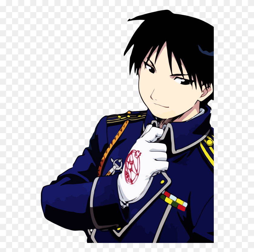 574x773 Roy Mustang Full Metal Alchemist Roy Mustang, Military, Military Uniform, Officer HD PNG Download