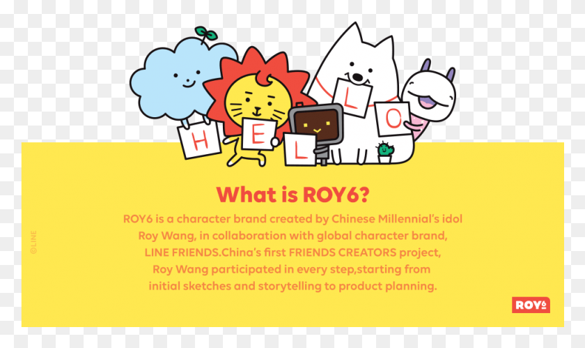 971x547 Roy6 Line Friends, Advertisement, Poster, Flyer HD PNG Download