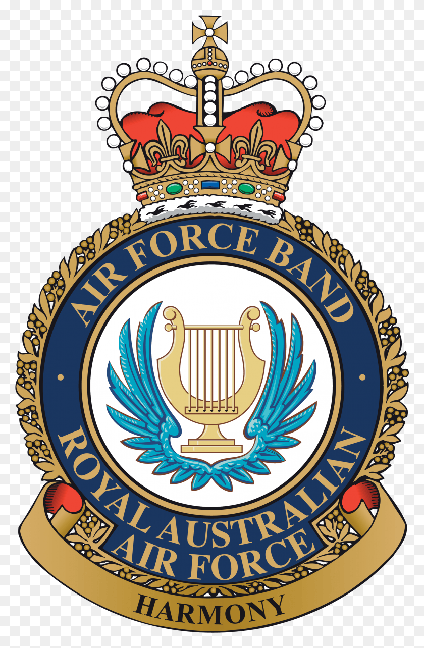 2161x3392 Royal Australian Air Force Band Unit Badge No 31 Squadron Raaf, Leisure Activities, Harp, Musical Instrument HD PNG Download
