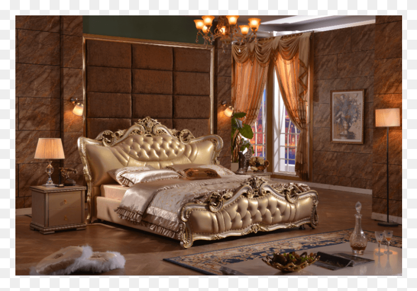 801x541 Royal Bed Frame Like Bedroom, Furniture, Room, Indoors HD PNG Download