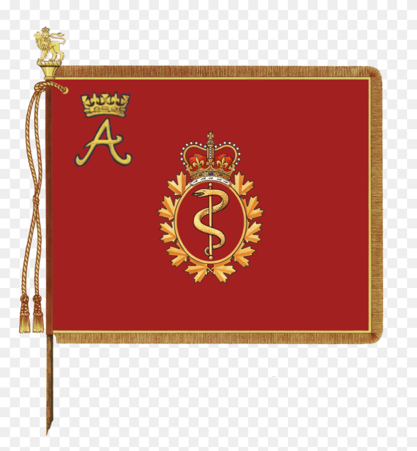 786x855 Royal Canadian Medical Service Royal Banner Communications And Electronics Branch Flag, Passport, Id Cards, Document HD PNG Download