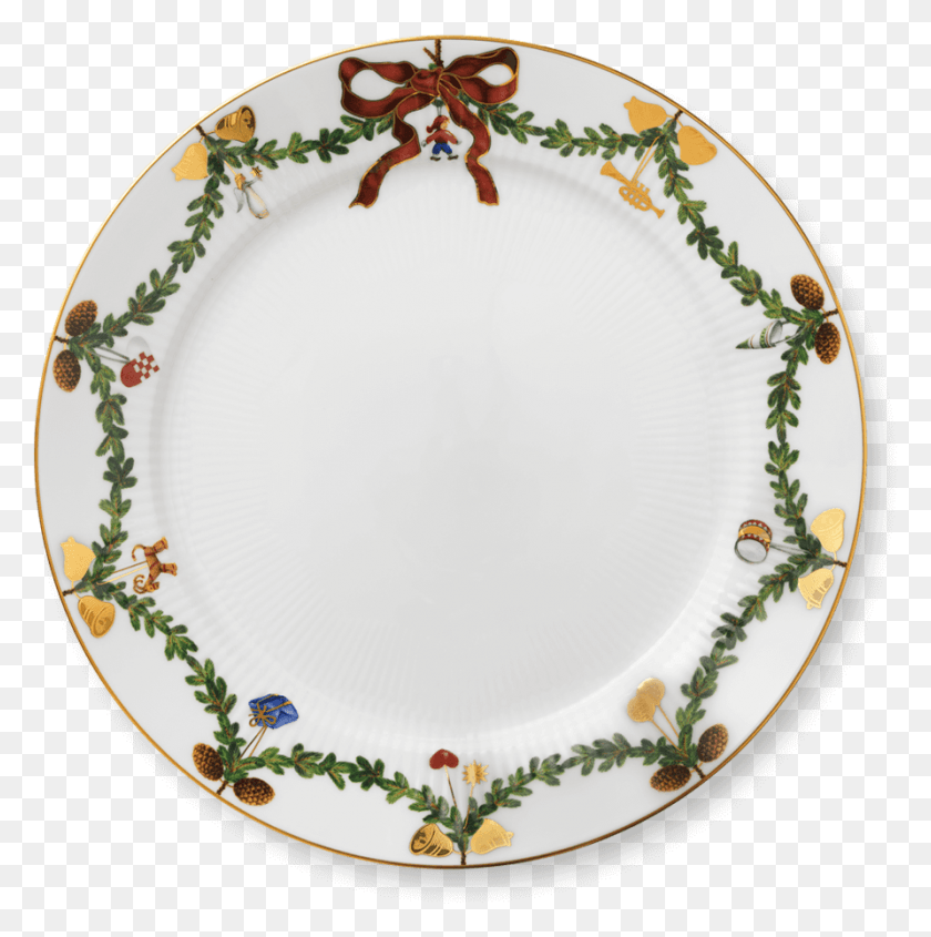 892x898 Royal Copenhagen Star Fluted Christmas Plates, Porcelain, Pottery HD PNG Download