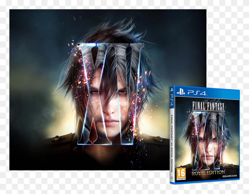 914x697 Descargar Png Royal Edition Key Art Final Fantasy Royal Edition Xbox One, Persona, Humano, Publicidad Hd Png