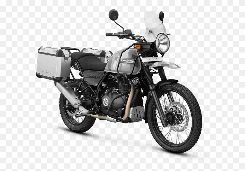 597x526 Royal Enfield Himalayan Royal Enfield Himalayan 2018 Abs, Motocicleta, Vehículo, Transporte Hd Png