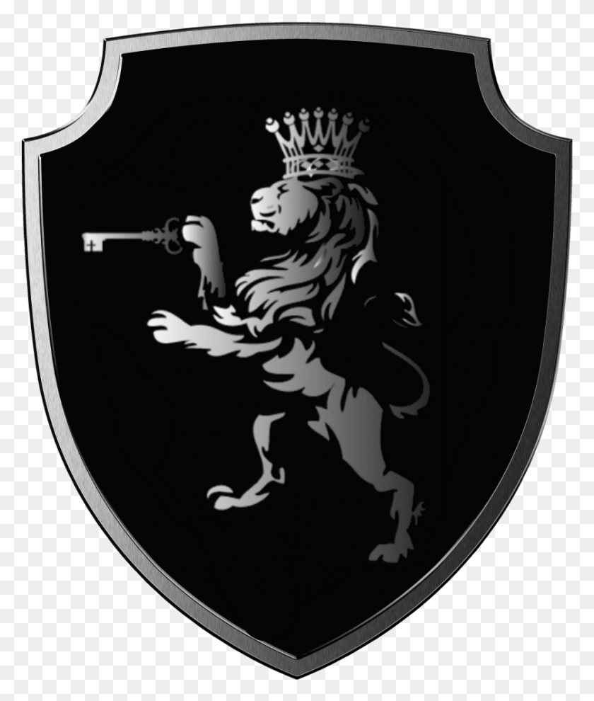 946x1129 Royal Lion Logo Shield, Armor, Poster, Advertisement HD PNG Download