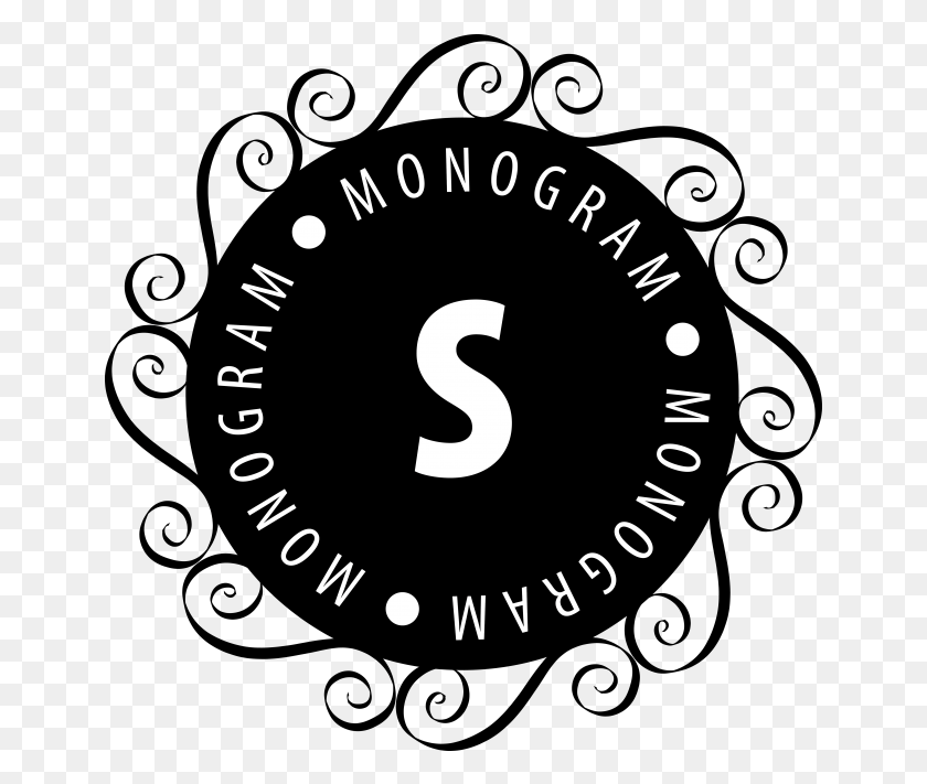 651x651 Royal Monogram Logo Monogram, Текст, Число, Символ Hd Png Скачать