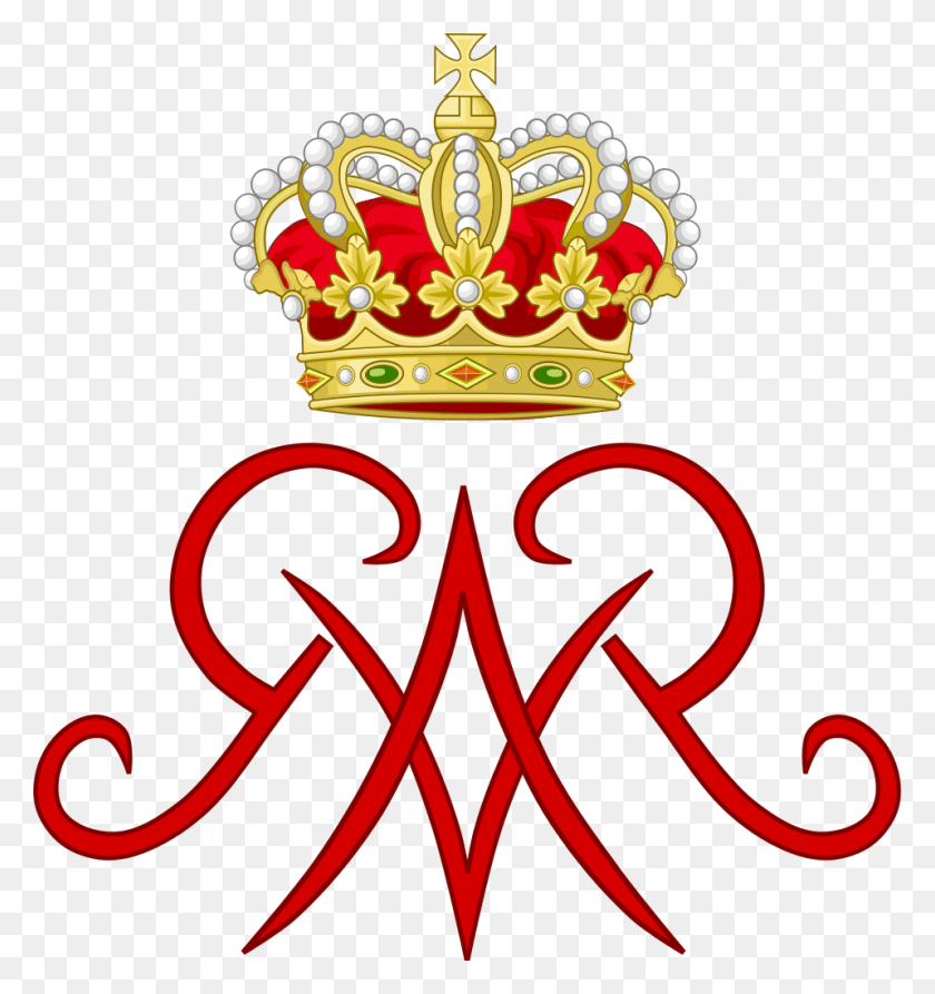 958x1024 Royal Monogram Of Princess Antoinette De Mrode Of Monogramme Albert Ii De Monaco, Accesorios, Accesorio, Joyería Hd Png