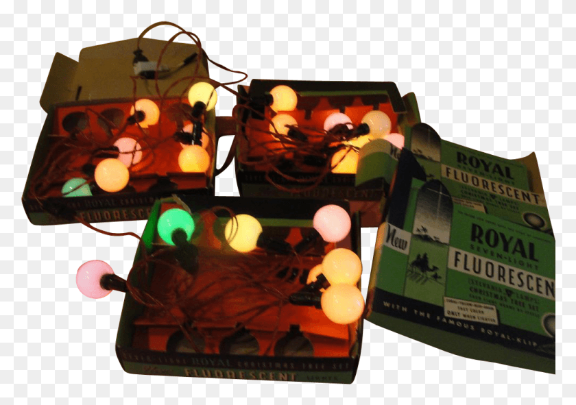 997x680 Royal Seven Light Fluorescent Christmas Tree Lights Christmas Lights, Lamp, Lightbulb, Led HD PNG Download