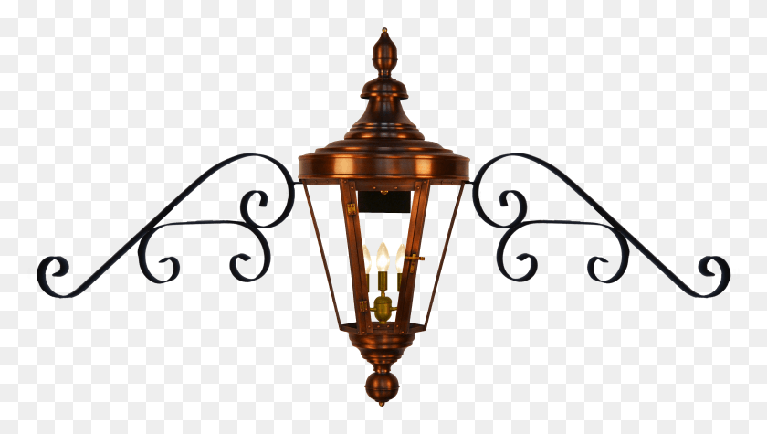 4145x2208 Royal Street Lantern With Fancy Mustache Scrolls Lantern With Mustache Scroll, Lamp, Light Fixture, Lampshade HD PNG Download