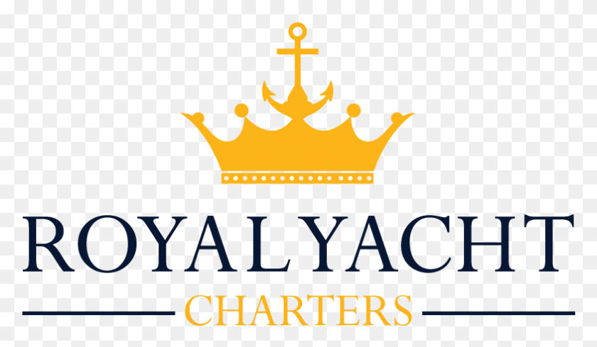 784x432 Descargar Png Royal Yacht Charters Ampndash Miami Luxury Charter Service Logotipo De Yate De Lujo, Corona, Joyas, Accesorios Hd Png