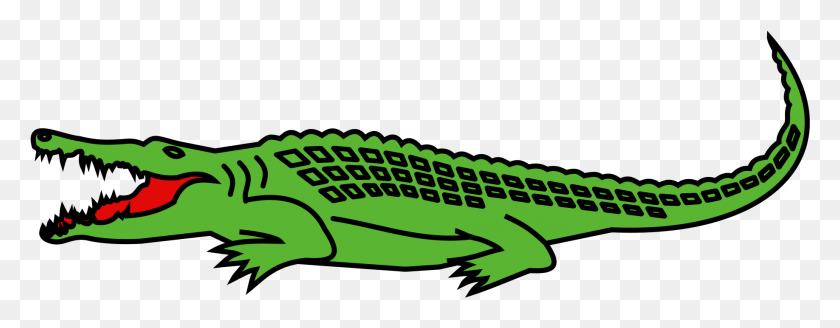 1836x631 Royalty Free File H Raldique Meuble Crocodile Wikimedia Dessin D Un Crocodile, Reptile, Animal, Lizard HD PNG Download