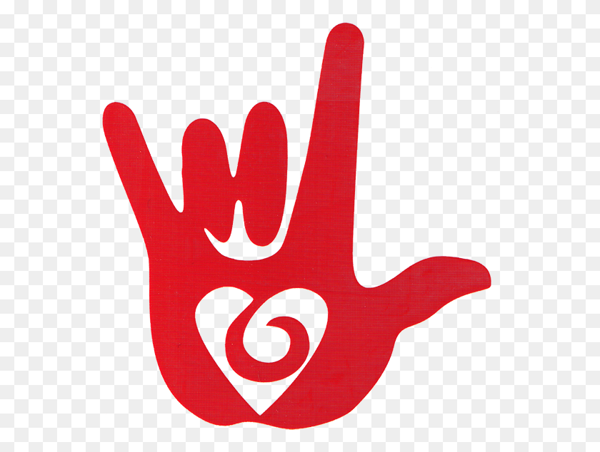556x574 Royalty Free I Love You Sign Language Sign Language Love Symbol, Logo, Trademark, Text HD PNG Download
