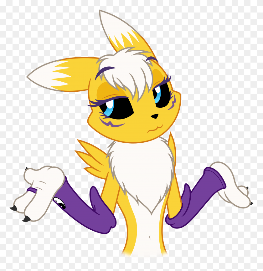 4721x4881 Royalty Free Renamon By Zutheskunk Know Your Meme, Hand, Person, Human HD PNG Download