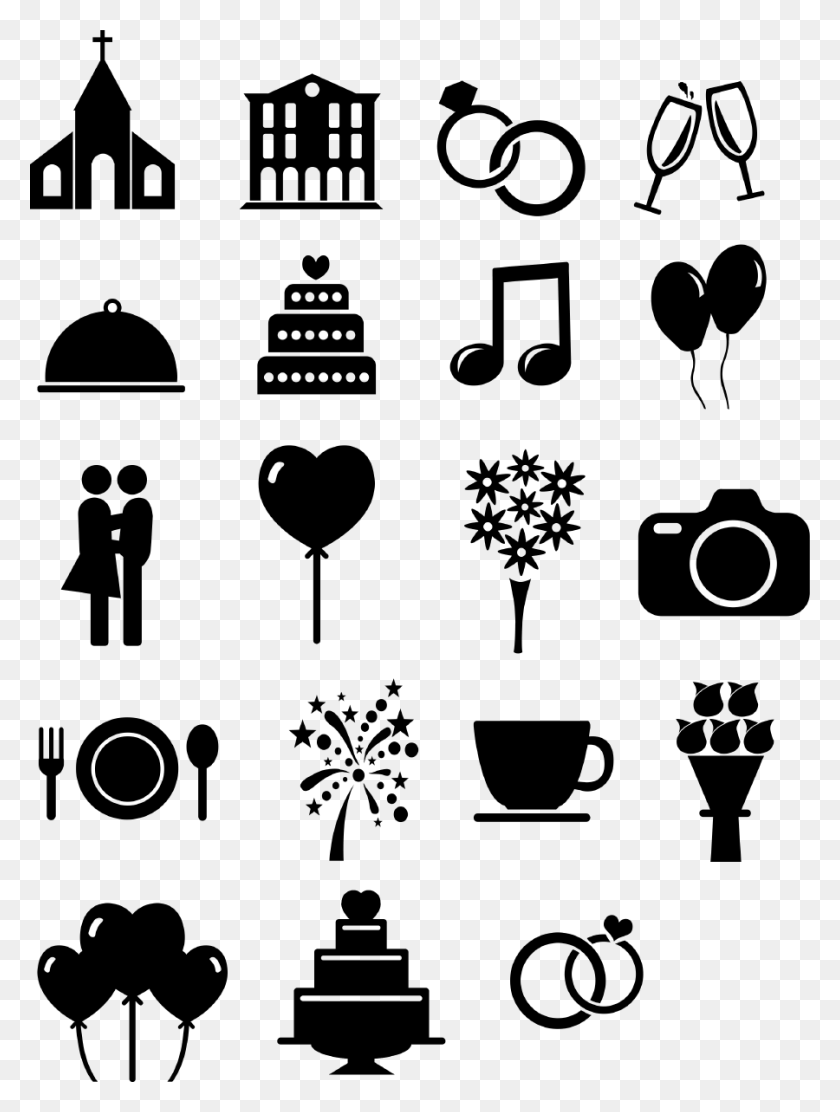 900x1214 Royalty Free Stock Ausgef Llte Hochzeits Icons Icon Wedding Timeline Free, Text, Gray, Outdoors HD PNG Download