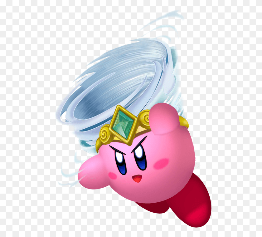 518x699 Royalty Free Stock Kirby S Super Smash Ability Dreamfanon Kirby Return To Dreamland Tornado, Graphics, Purple HD PNG Download