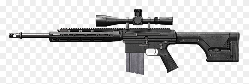 1187x341 Снайпер Rsass Sideview, Пистолет, Оружие, Вооружение Hd Png Скачать