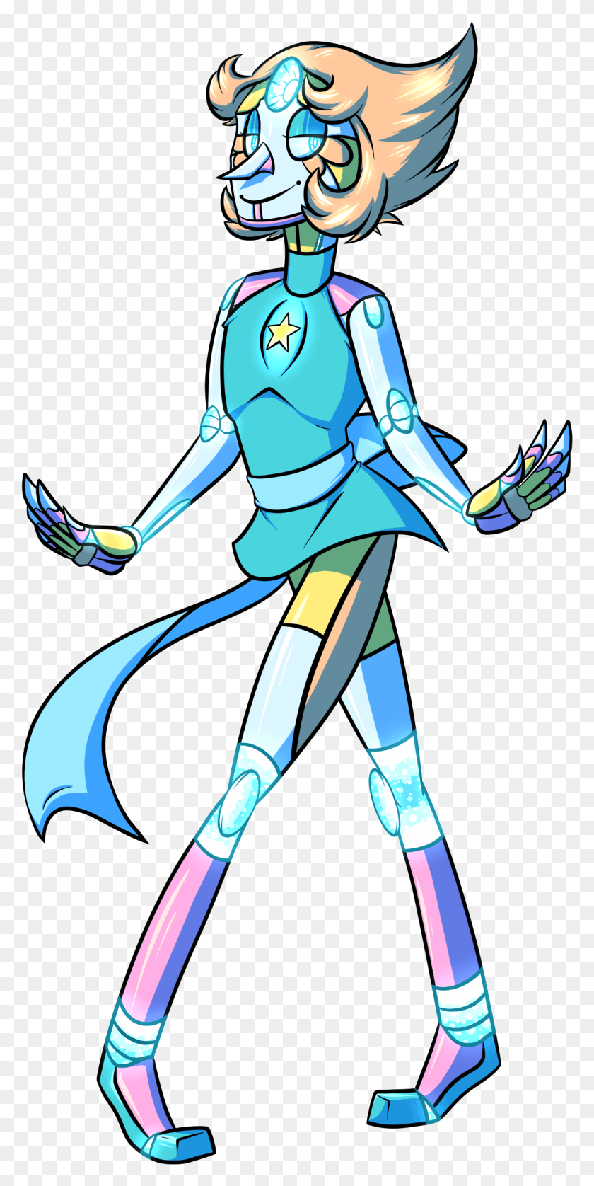 1249x2589 Rsr Robot Pearl By Starshine Robotics Steven Universe Robot Version, Person, Human, People HD PNG Download