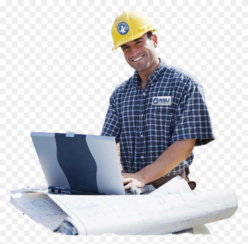 2083x2047 Rsu Man Alone Contractor HD PNG Download
