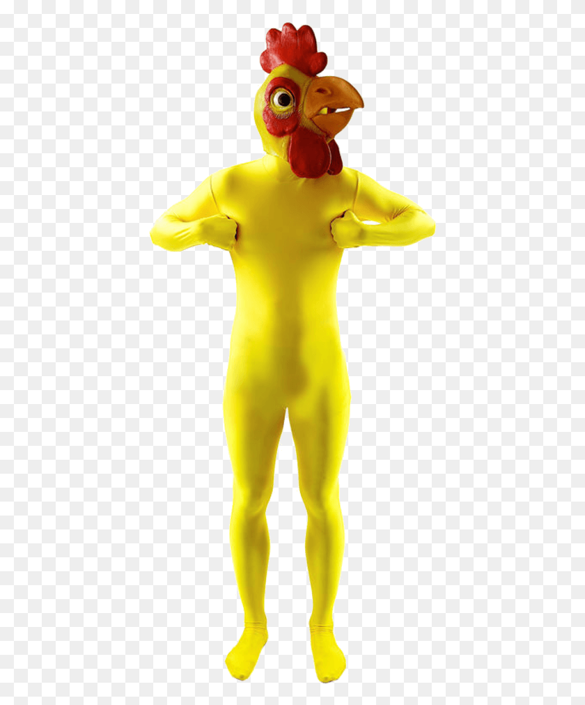 418x952 Rubber Chicken Chicken Morphsuit, Person, Human, Figurine HD PNG Download