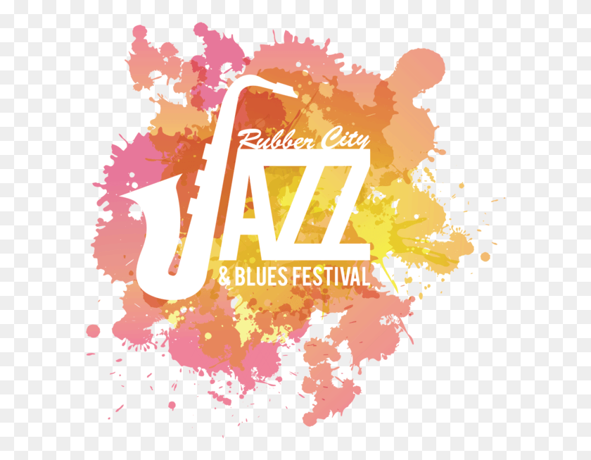 599x593 Rubber City Jazz Festival Illustration, Graphics, Poster HD PNG Download