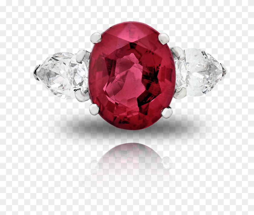 771x653 Ruby And Diamond Ring Engagement Ring, Gemstone, Jewelry, Accessories HD PNG Download