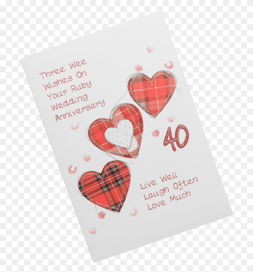 709x842 Ruby Anniversary Hearts Heart, Envelope, Text, Paper HD PNG Download