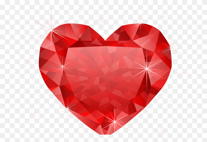 669x516 Ruby Heart Wallpaper Red Crystal Heart, Maroon, Diamond, Gemstone HD PNG Download