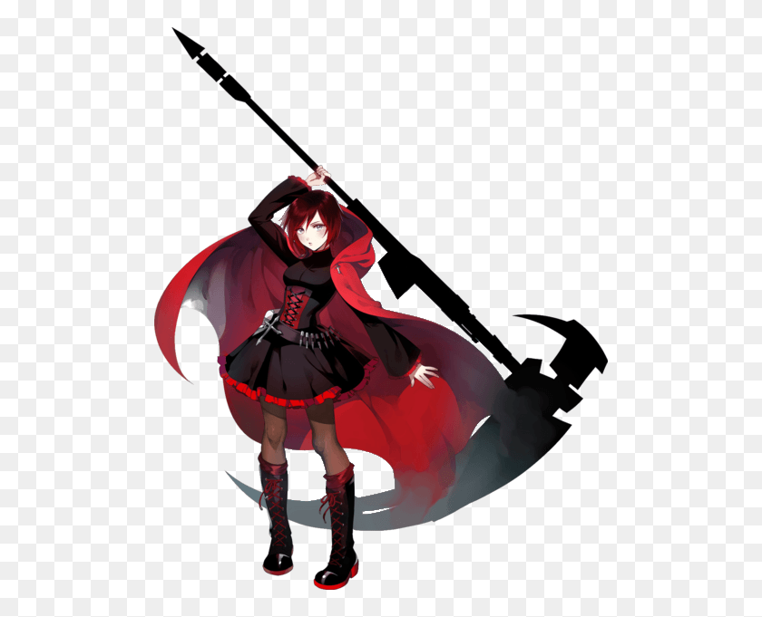 500x621 Descargar Png Ruby Rose Y Rory Mercury Anime Ruby Mobile Legends, Bow, Persona, Humano Hd Png