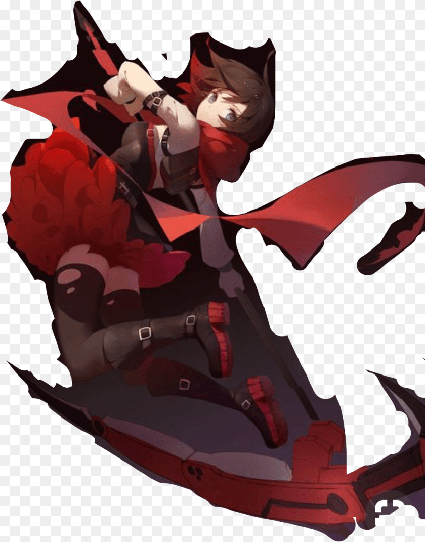 Ruby Rose Rwby Ruby Rose Fox, Person, Book, Comics, Publication Transparent PNG