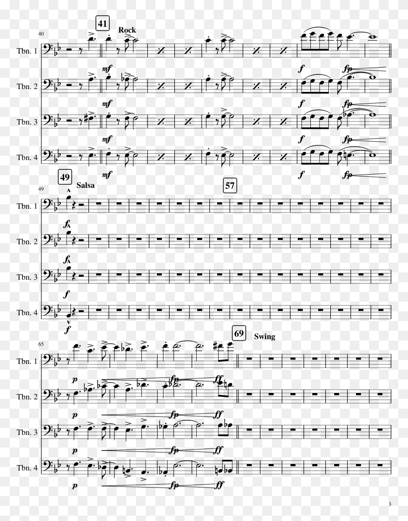 773x1011 Rudolph The Red Nosed Reindeer Sheet Music 3 Of 5 Pages Rudolph The Red Nosed Reindeer Tuba Sheet Music Free, Gray, World Of Warcraft HD PNG Download