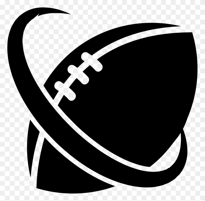 981x959 Rugby Ball Comments Flag Football Black And White, Sport, Sports, Clothing HD PNG Download