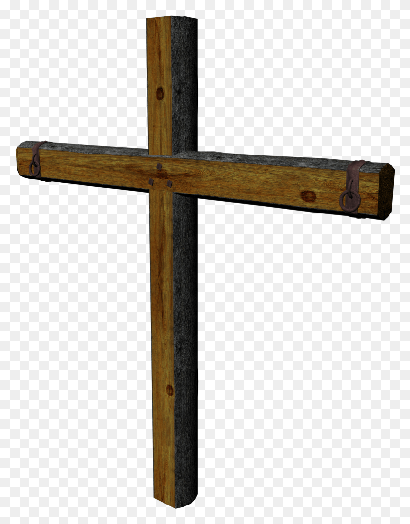 782x1018 Rugged Cross Clipart Real Wooden Cross, Symbol, Crucifix, Axe HD PNG Download