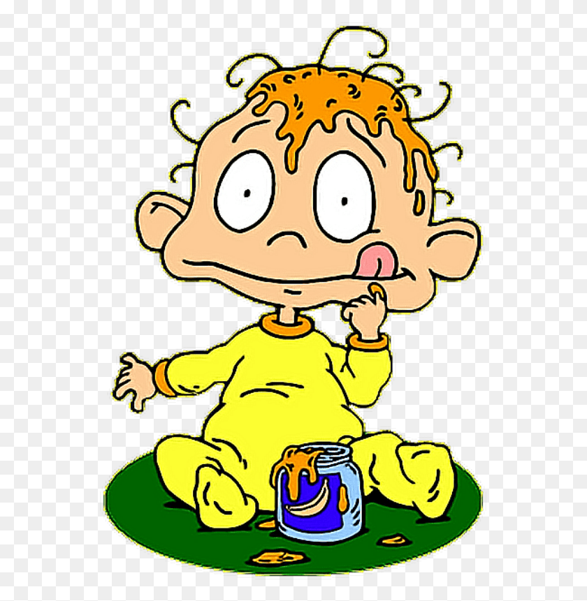 555x801 Rugrats Dil Nickelodeon Stickers, Person, Human, Face HD PNG Download