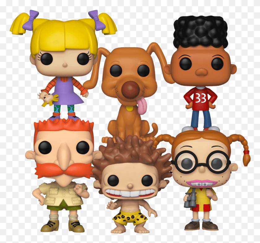 1400x1303 Descargar Png / Rugrats Go Wild Funko Pop Vinyl Bundle, Muñeca, Juguete, Comida Hd Png