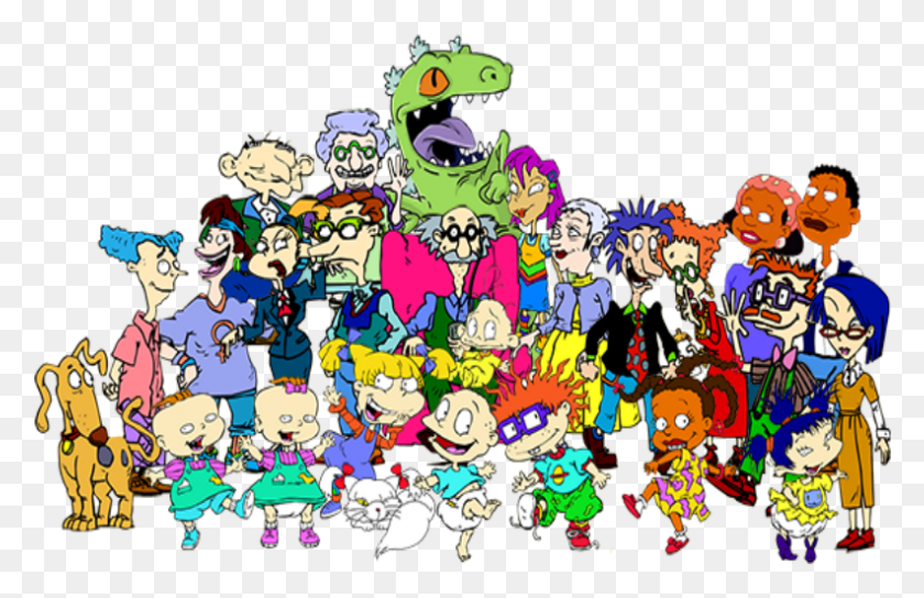 792x492 Rugrats Rugrats Characters, Crowd, Graphics HD PNG Download