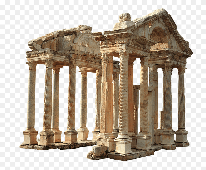 741x634 Ruin Archaeology Antique Rome Greek Mythology Temple Of Aphrodite, Building, Architecture, Pillar HD PNG Download