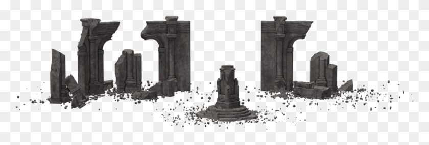996x288 Ruins, Building, Architecture, Pillar HD PNG Download