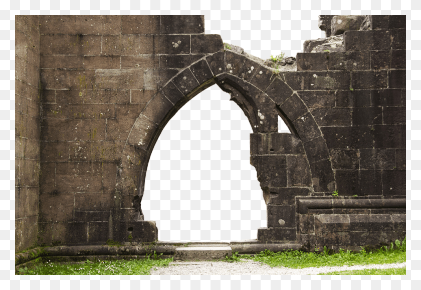 960x640 Ruins Arch Architecture Old Building Stone Arch, Arched, Crypt, Castle HD PNG Download